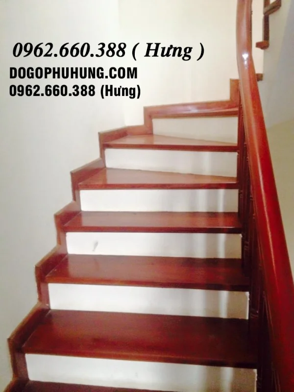 Cầu thang gỗ, kính (Dogophuhung.com) liên hệ 0962.660.388 (hưng)