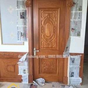 Cửa gỗ thông phòng, chính 1 cánh, 2 cánh, 4 cánh gỗ lim nam phi, gỗ đỏ, gỗ dổi, gỗ sồi. dogophuhung.com