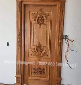 Cửa gỗ thông phòng, chính 1 cánh, 2 cánh, 4 cánh gỗ lim nam phi, gỗ đỏ, gỗ dổi, gỗ sồi. dogophuhung.com